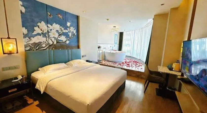 Bed in Magnotel Shenyang Consulate Qingnian Street