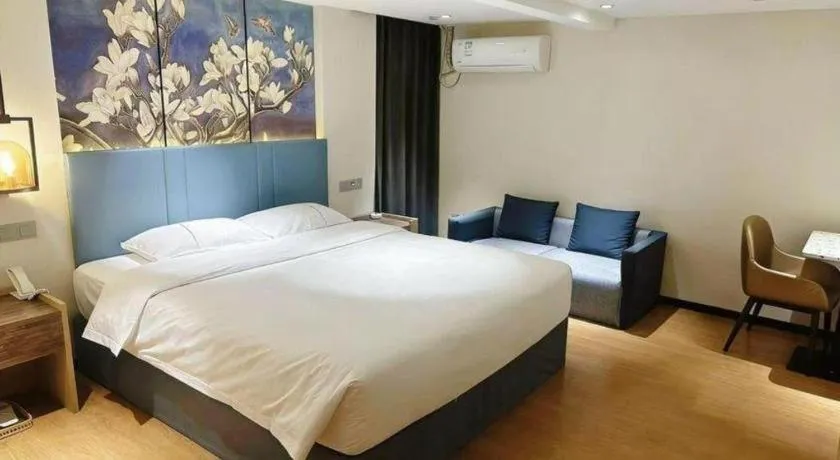 Bed in Magnotel Shenyang Consulate Qingnian Street