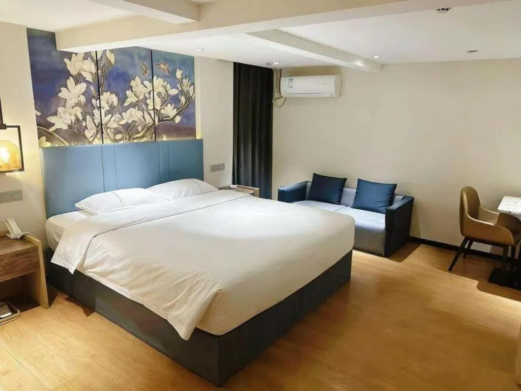 Bed in Magnotel Shenyang Consulate Qingnian Street