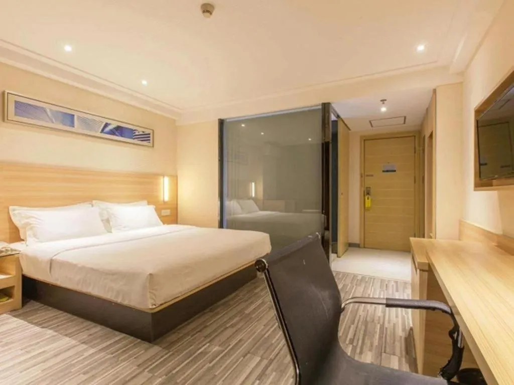 Bed in City Comfort Inn Foshan Nanhai Avenue Guicheng Metro Station