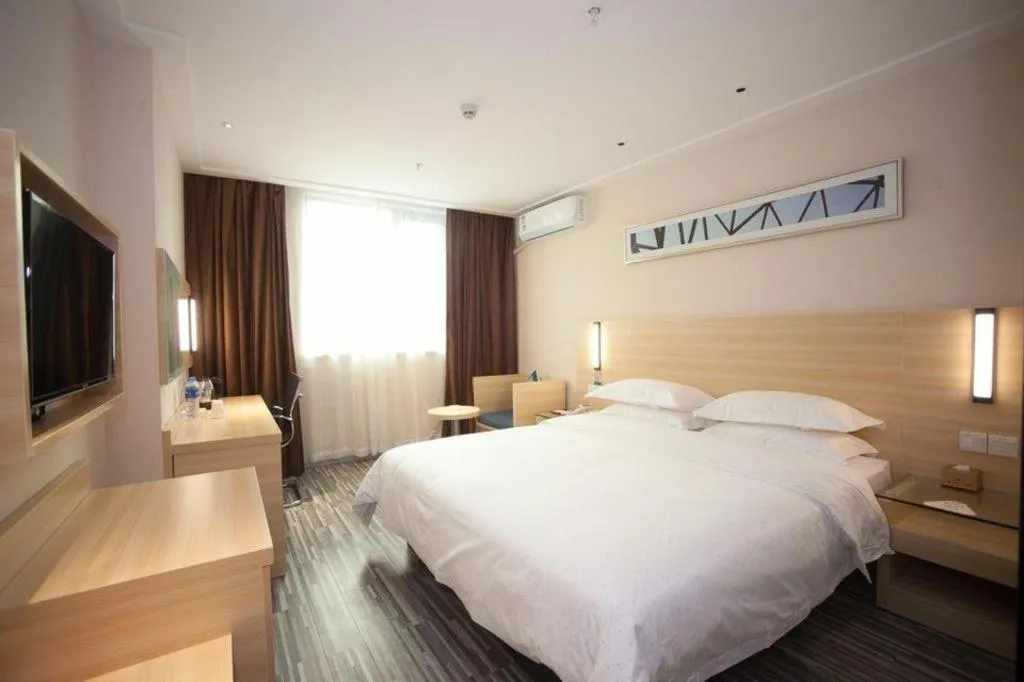 Bed in City Comfort Inn Foshan Nanhai Avenue Guicheng Metro Station