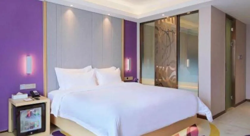 Bed in Lavande Hotel Chongqing Xinghui Liangjiang Happiness Plaza