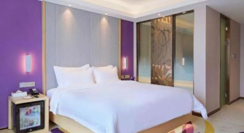 Bed in Lavande Hotel Chongqing Xinghui Liangjiang Happiness Plaza