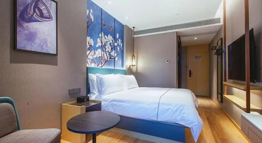 Bed in Jinjiang Inn Wuhan Linjiaohu Wanda Branch