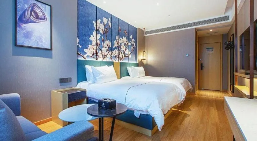Bed in Jinjiang Inn Wuhan Linjiaohu Wanda Branch