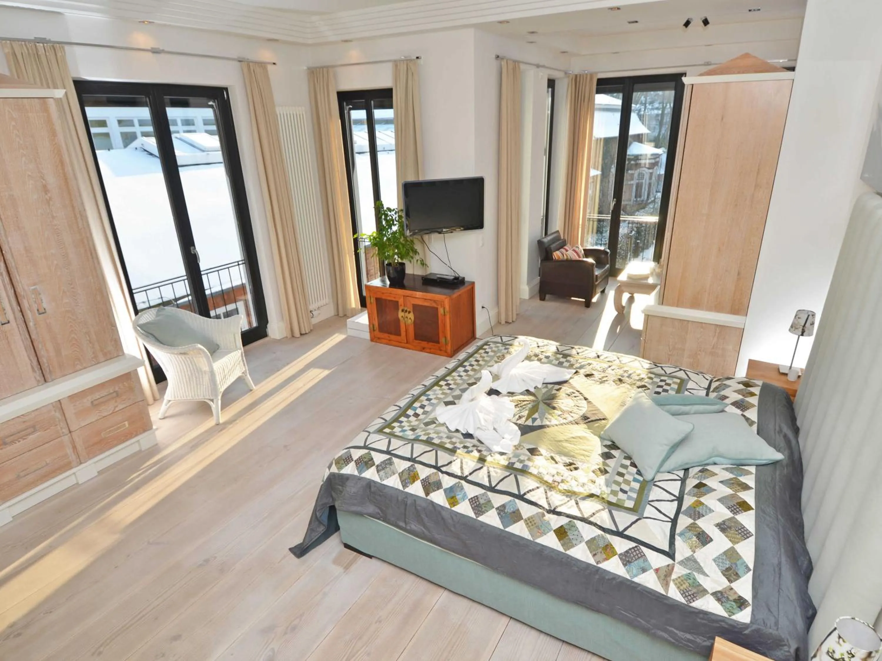 Bed in Villa Tusculum in Binz