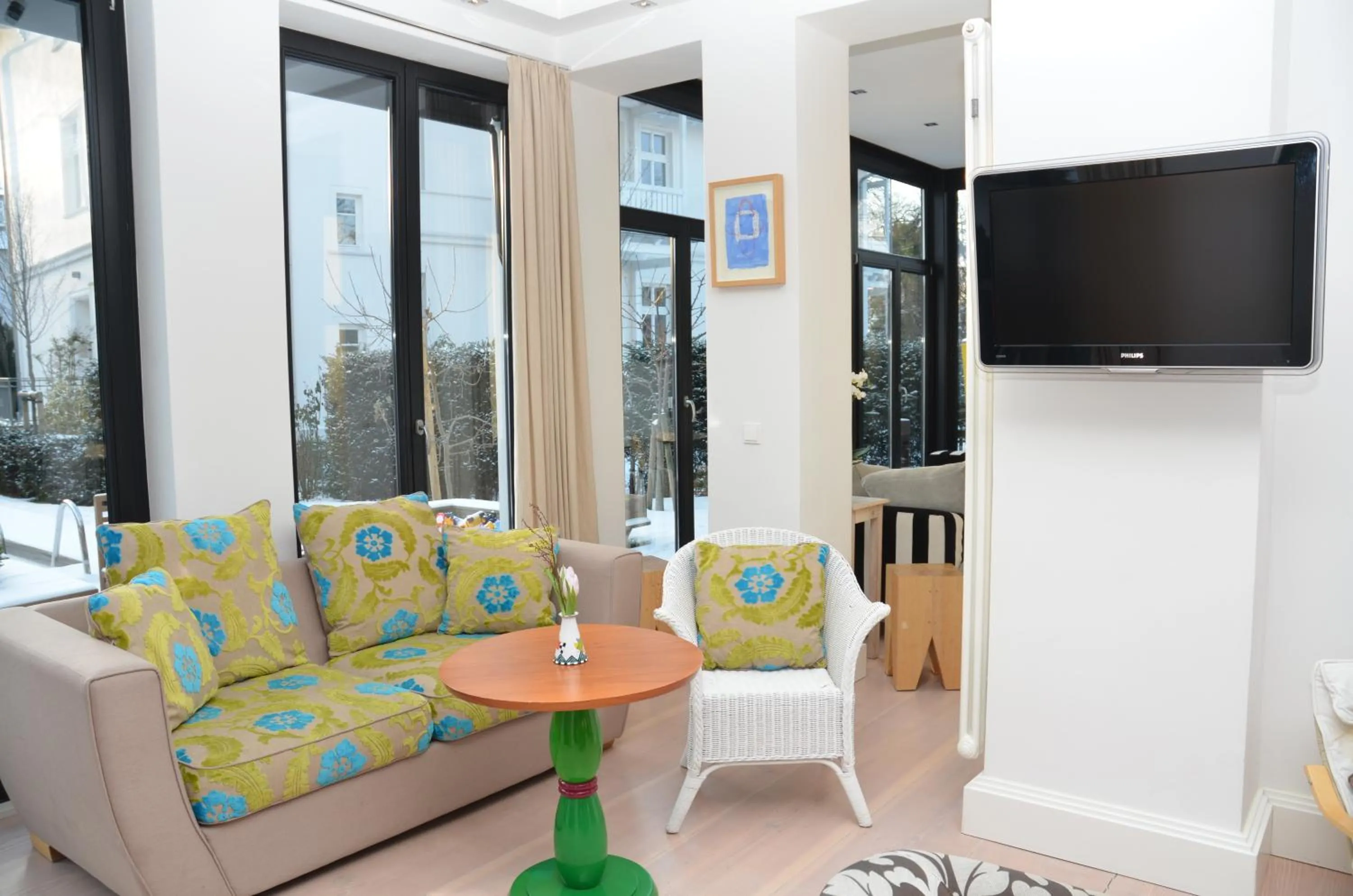 Living room in Villa Tusculum in Binz