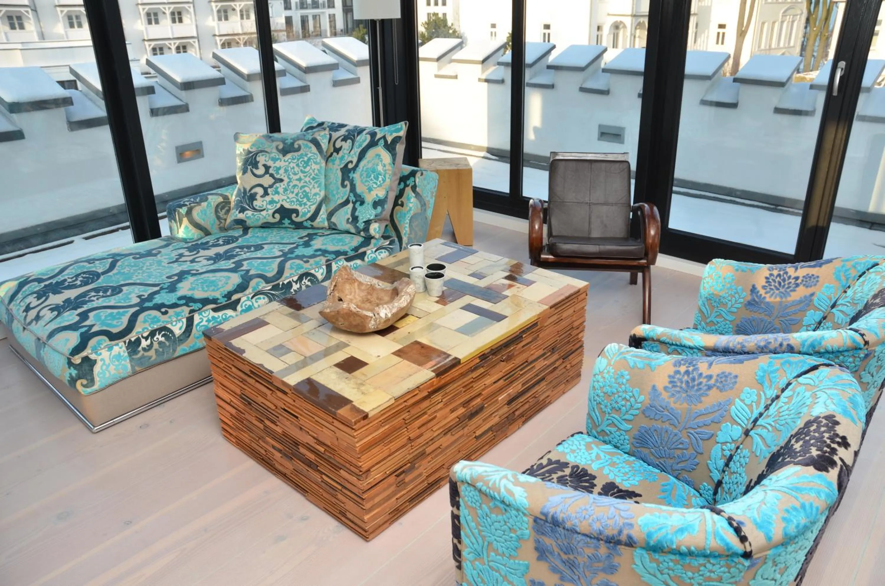 Living room in Villa Tusculum in Binz