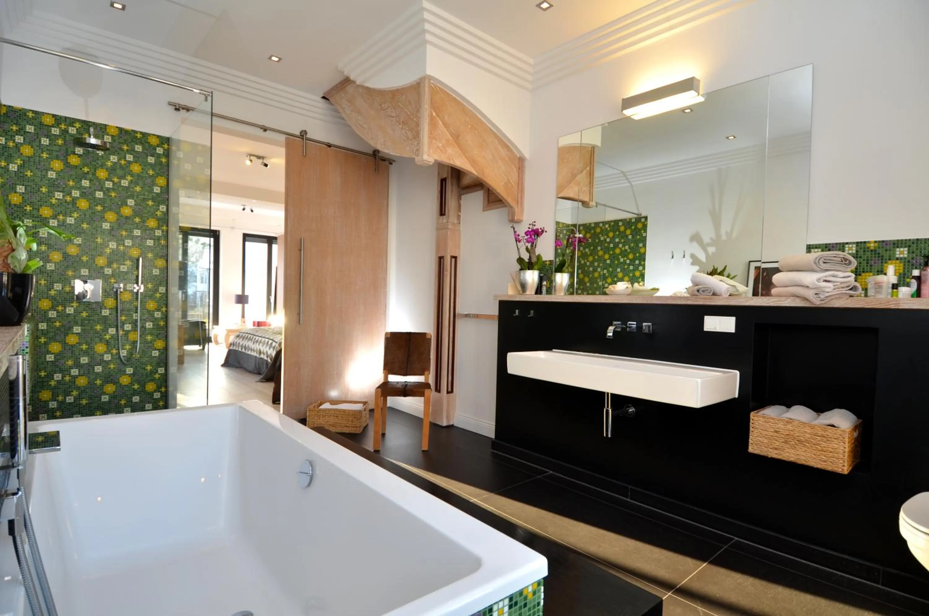 Shower in Villa Tusculum in Binz