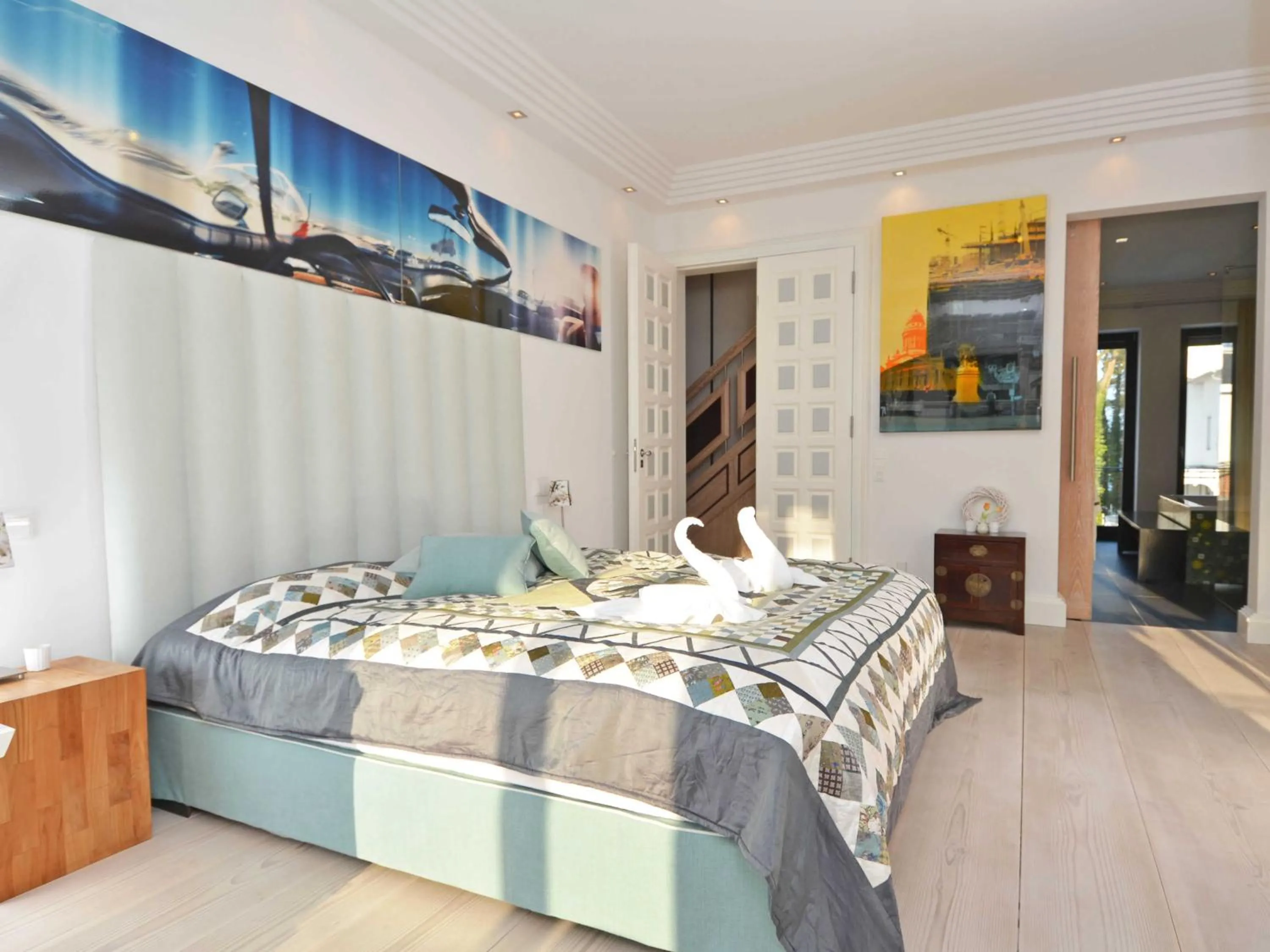 Bed in Villa Tusculum in Binz
