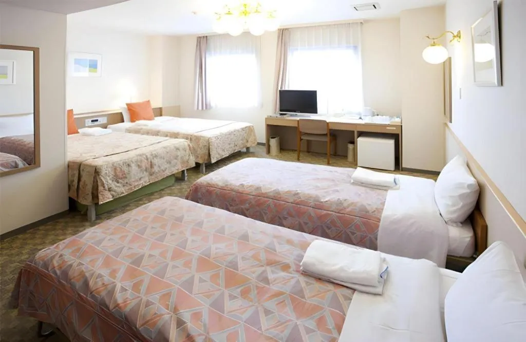 Bed in Hotel IL FIORE Kasai ANNEX