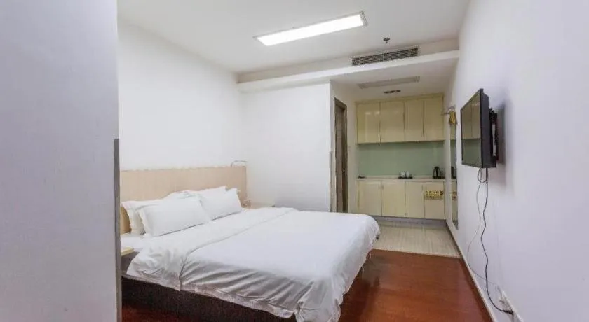 Bed in Guangzhou Hailian Hotel - Haizhu District Binjiang East Road Metro Station