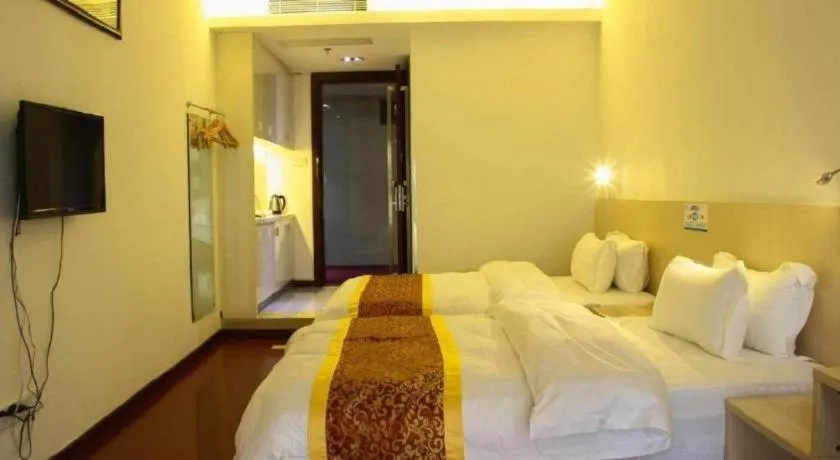 Bed in Guangzhou Hailian Hotel - Haizhu District Binjiang East Road Metro Station