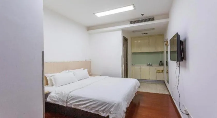 Bed in Guangzhou Hailian Hotel - Haizhu District Binjiang East Road Metro Station