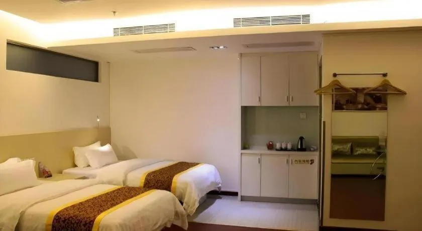 Bed in Guangzhou Hailian Hotel - Haizhu District Binjiang East Road Metro Station