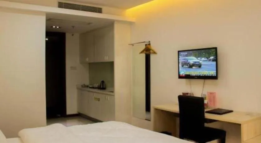 Bed in Guangzhou Hailian Hotel - Haizhu District Binjiang East Road Metro Station