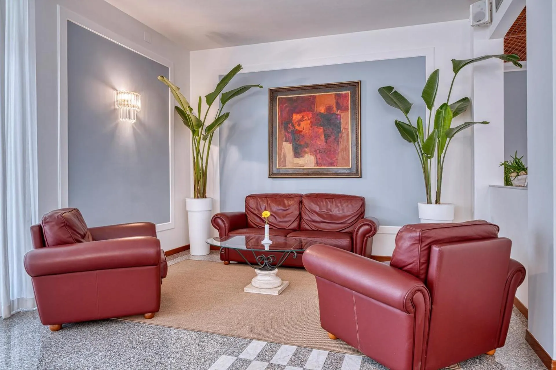 Lobby or reception in Sky Pool Hotel Sole Garda