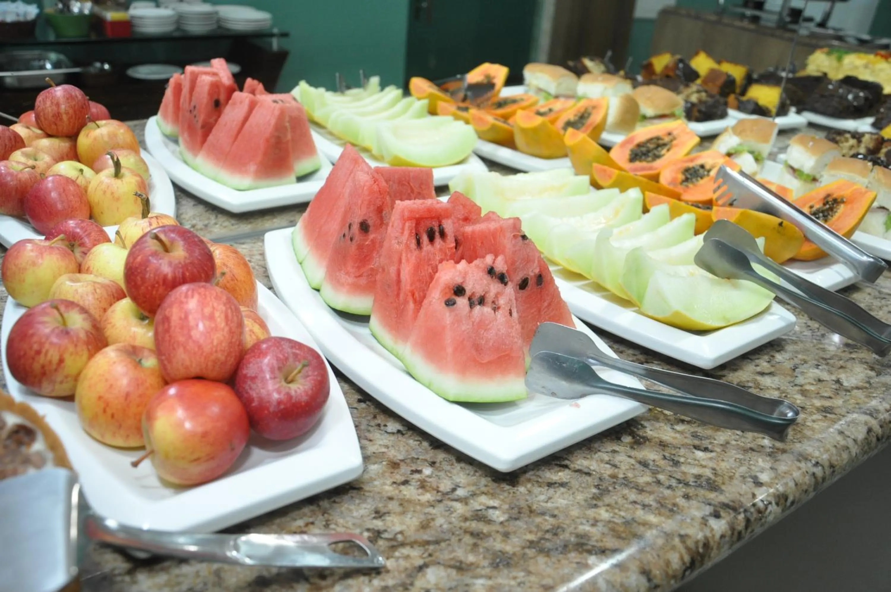 Buffet breakfast in Bonjour Hotel