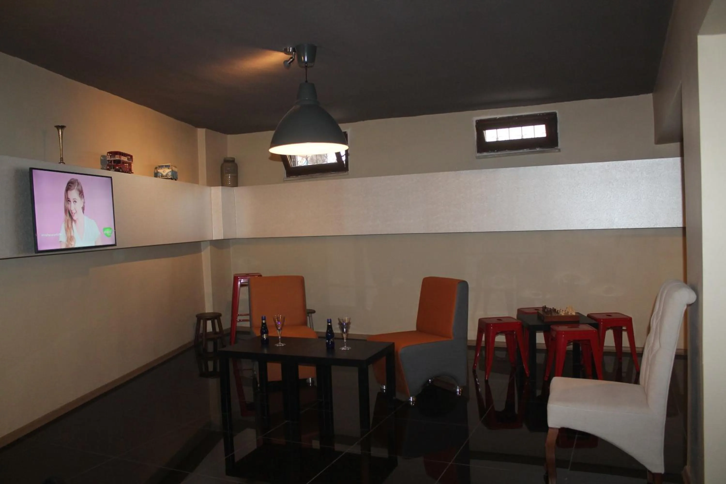 Seating area in Lena Central Flats