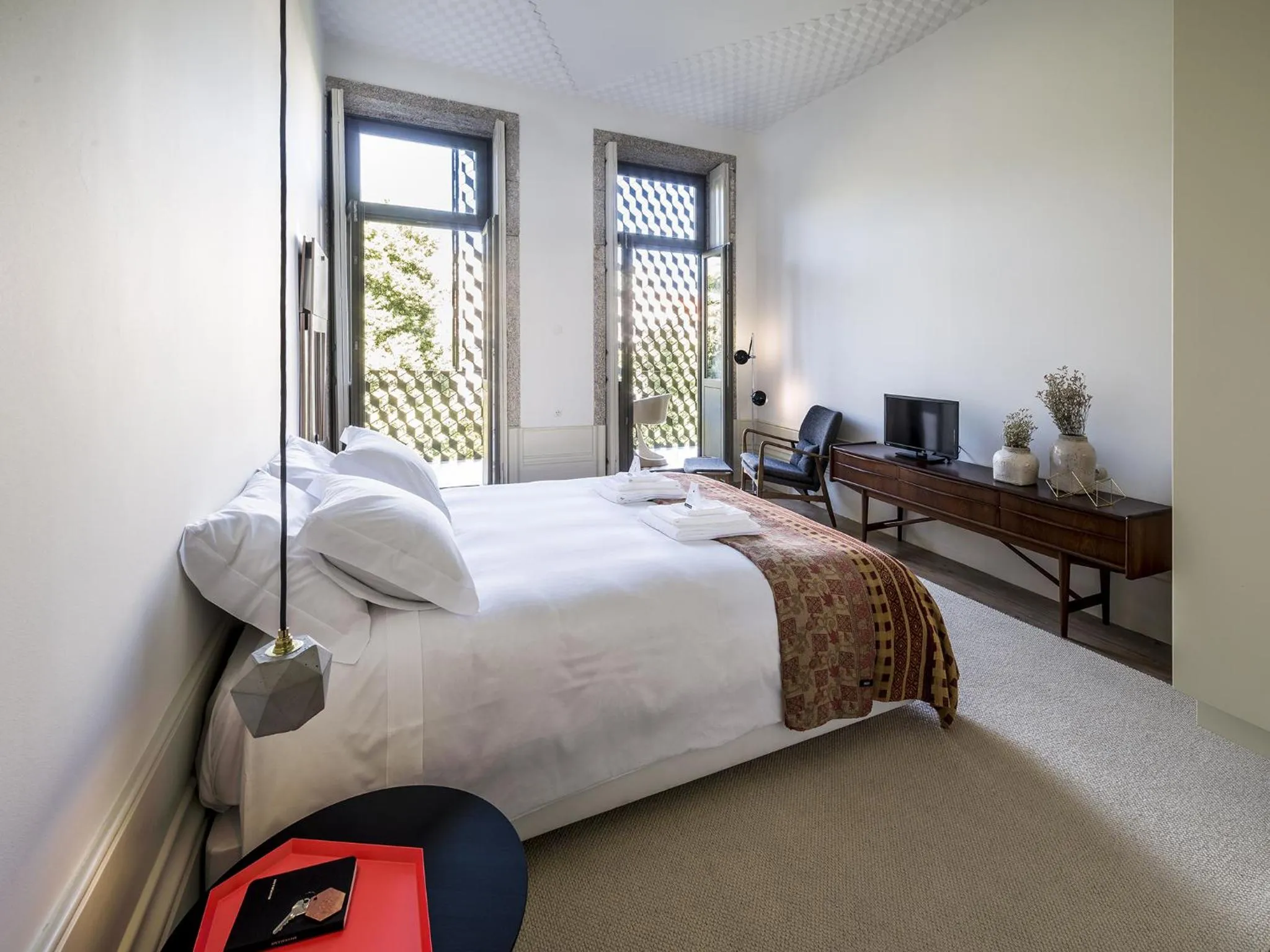 Balcony/Terrace, Bed in Malmerendas Boutique Lodging