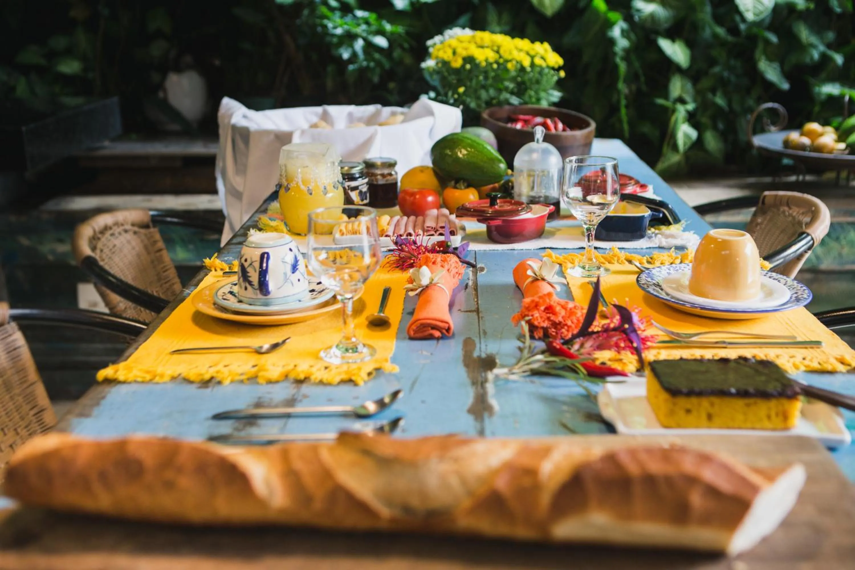 Food and drinks in B & B Gourmet Itaipava