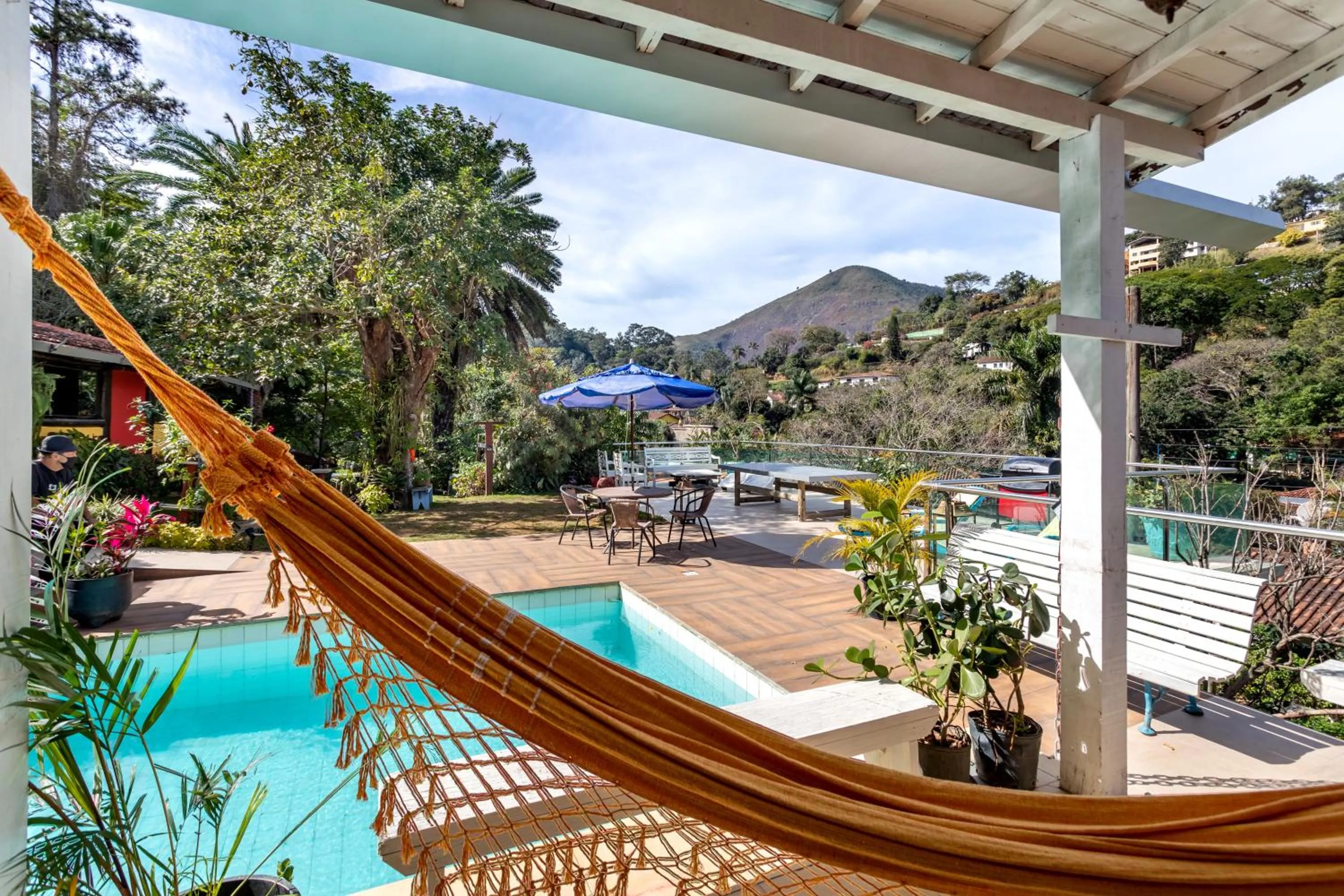 Balcony/Terrace in B & B Gourmet Itaipava