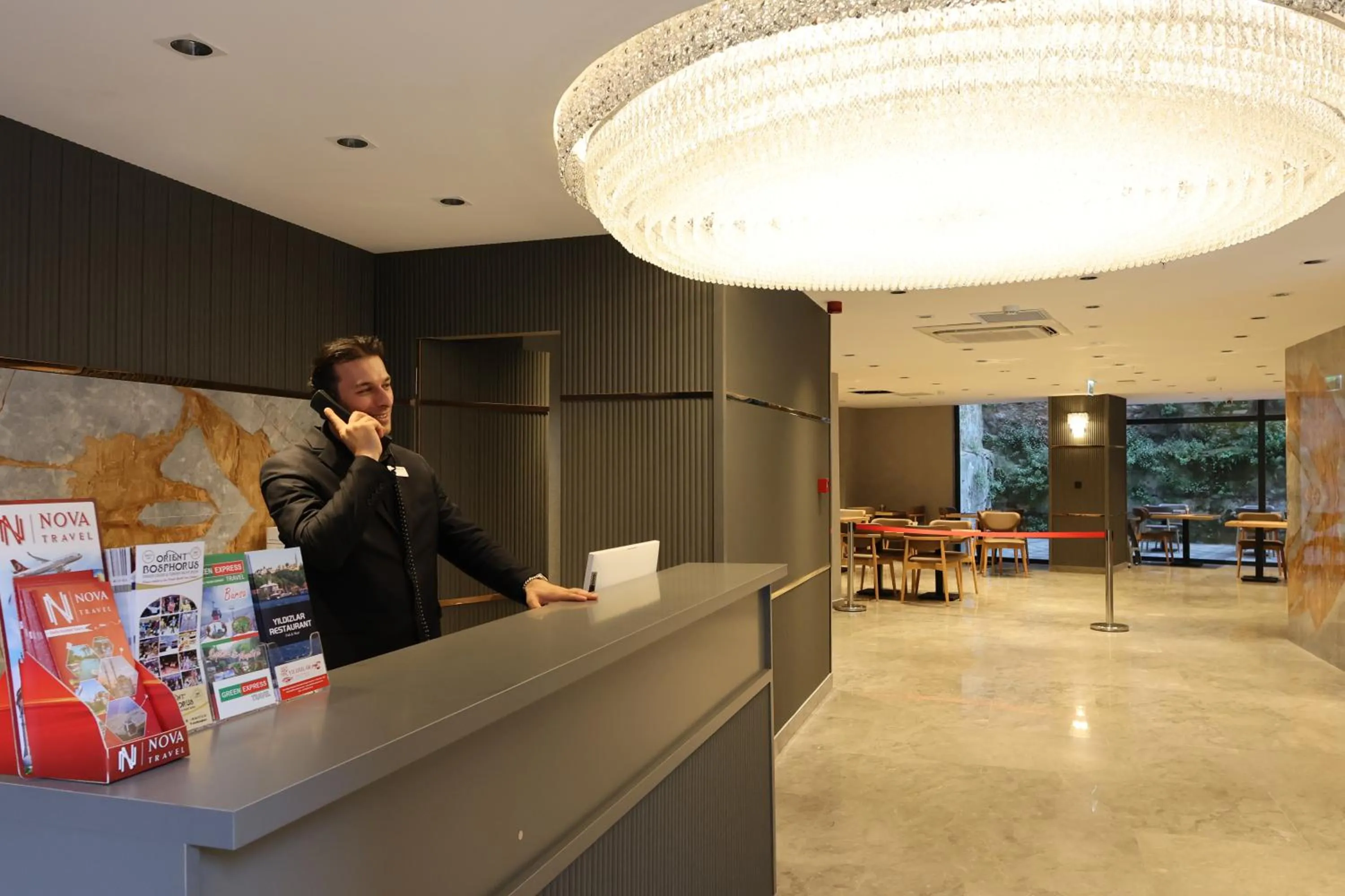 Lobby or reception in The Galata Glory Hotel