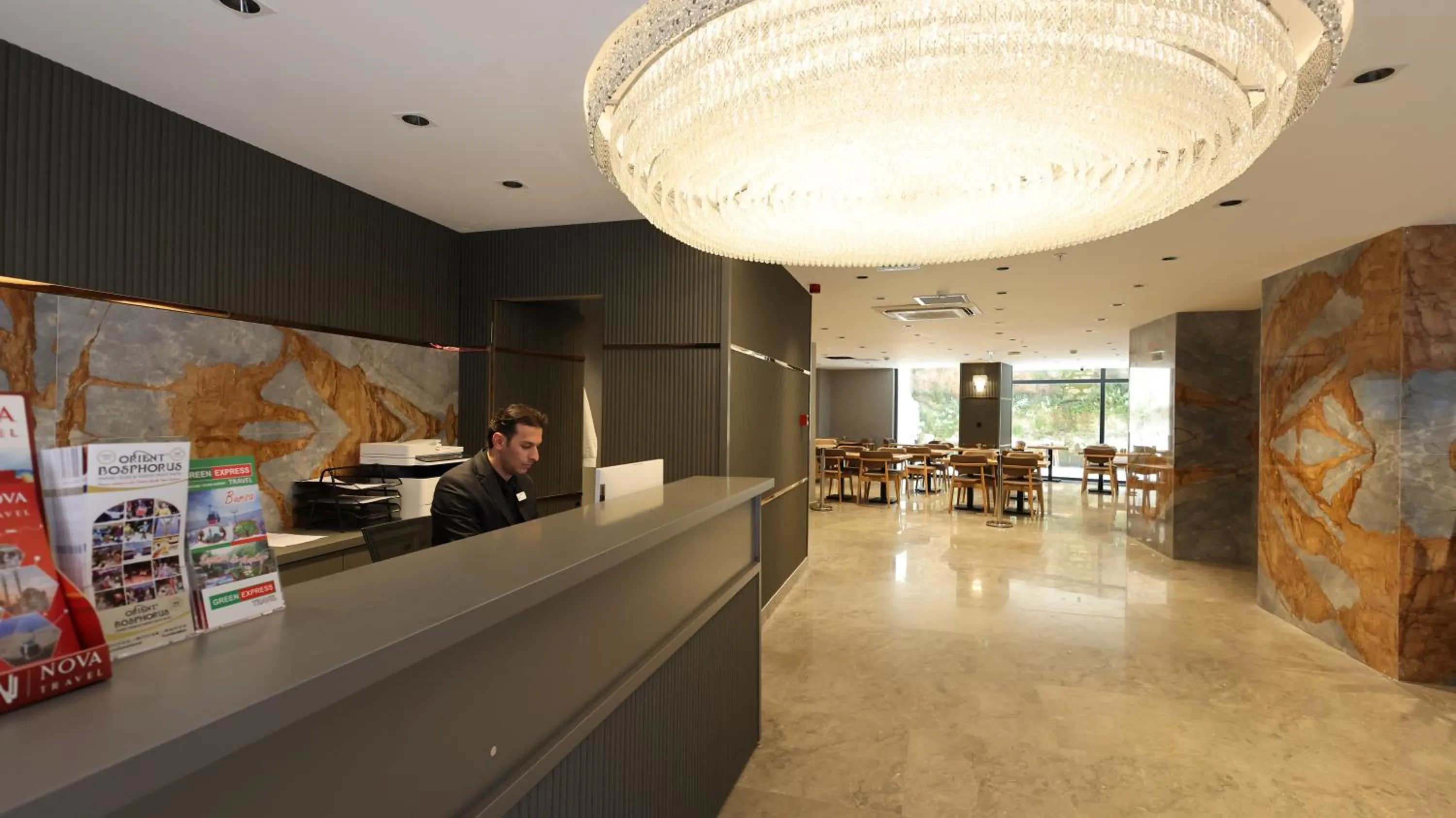 Lobby or reception in The Galata Glory Hotel