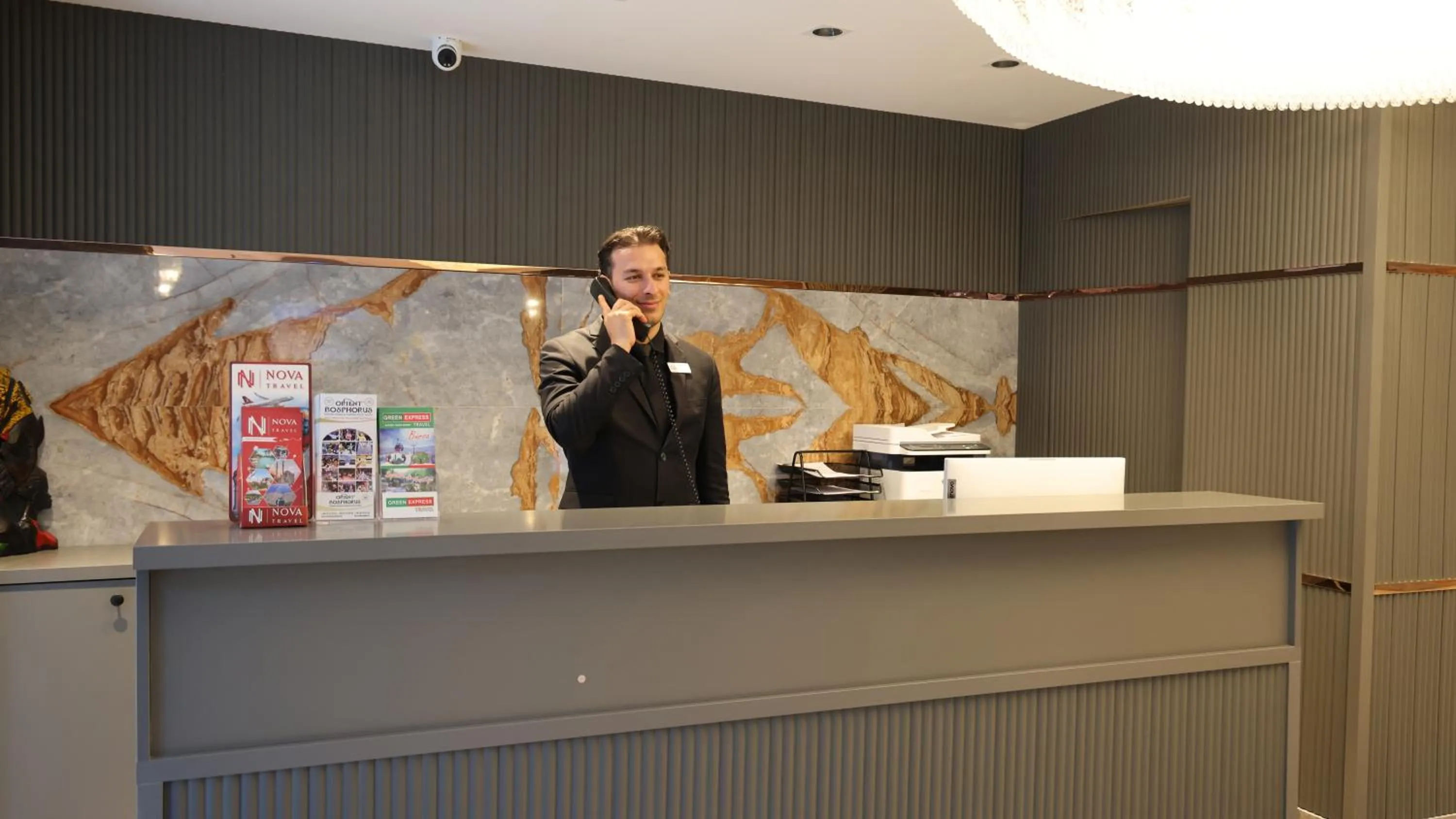 Lobby or reception in The Galata Glory Hotel