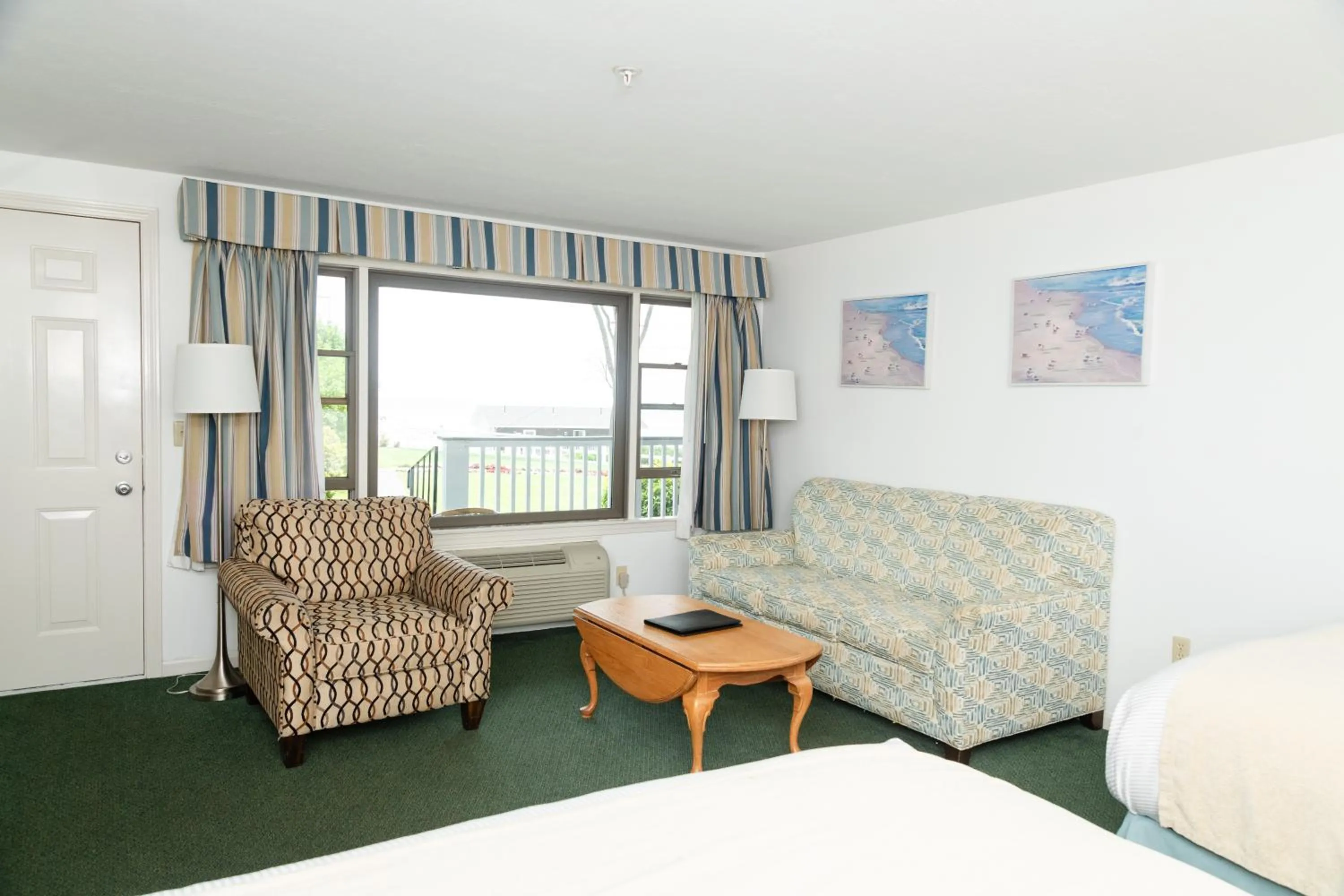 Seating area, Bed in Terrace By The Sea