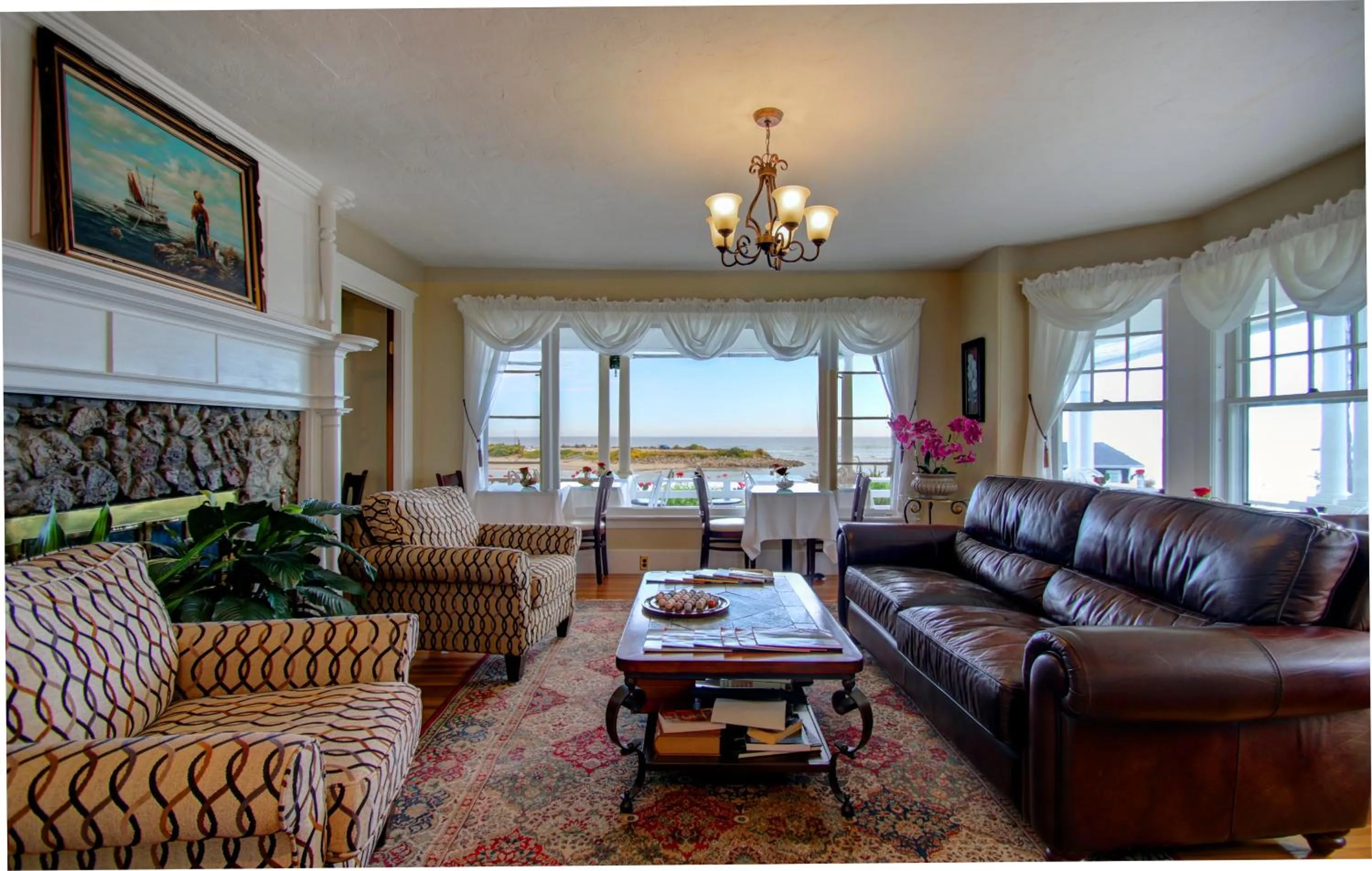 Living room in Terrace By The Sea