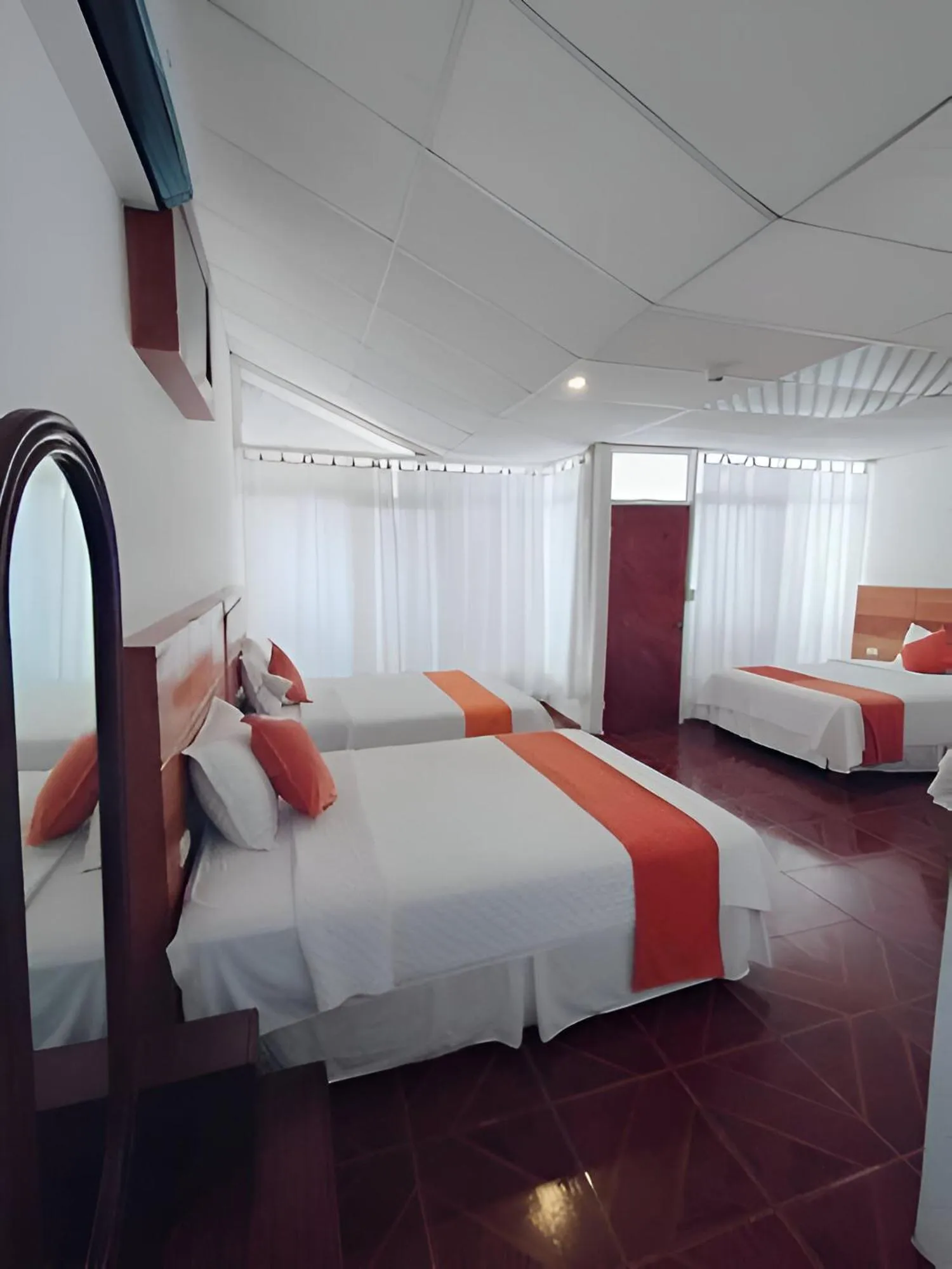 Bed in Hotel La Casa de Judy