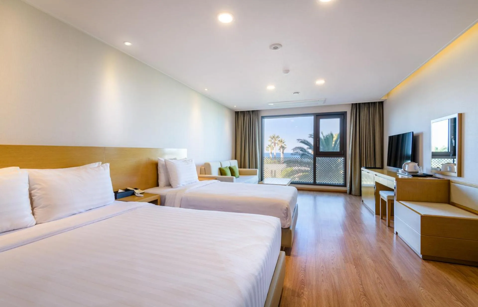 Bed in Uni Hotel Jeju