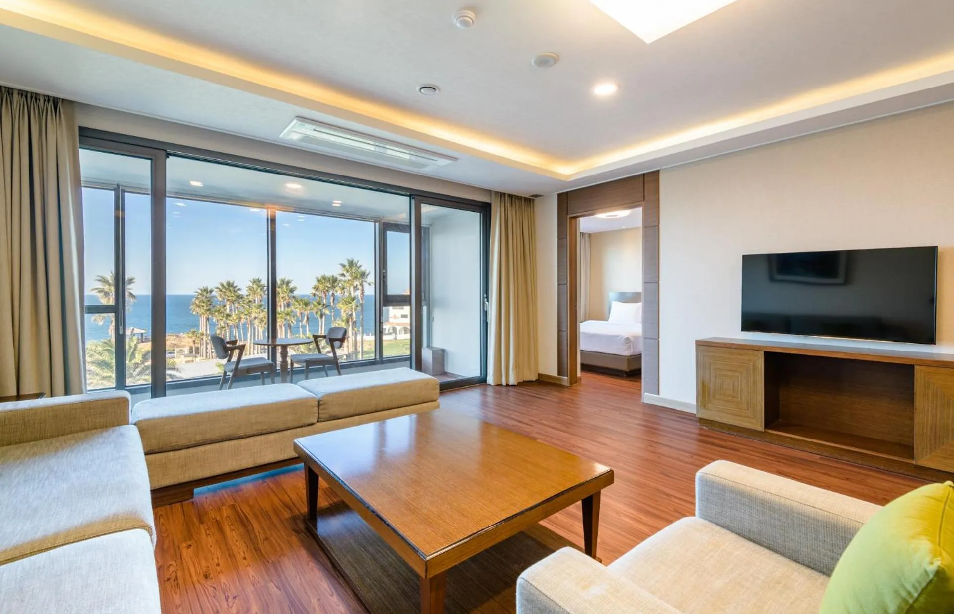 Bed in Uni Hotel Jeju