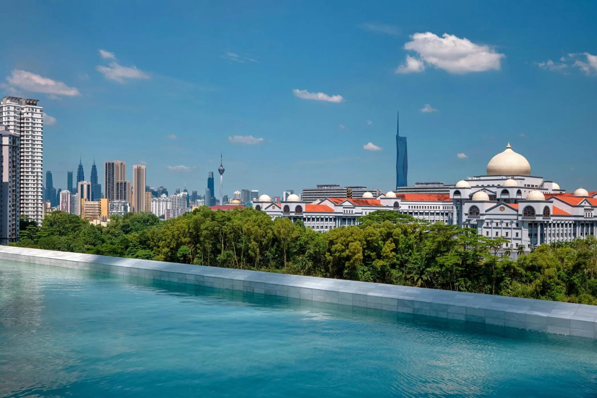 Pool view in Hyatt Regency Kuala Lumpur at KL Midtown