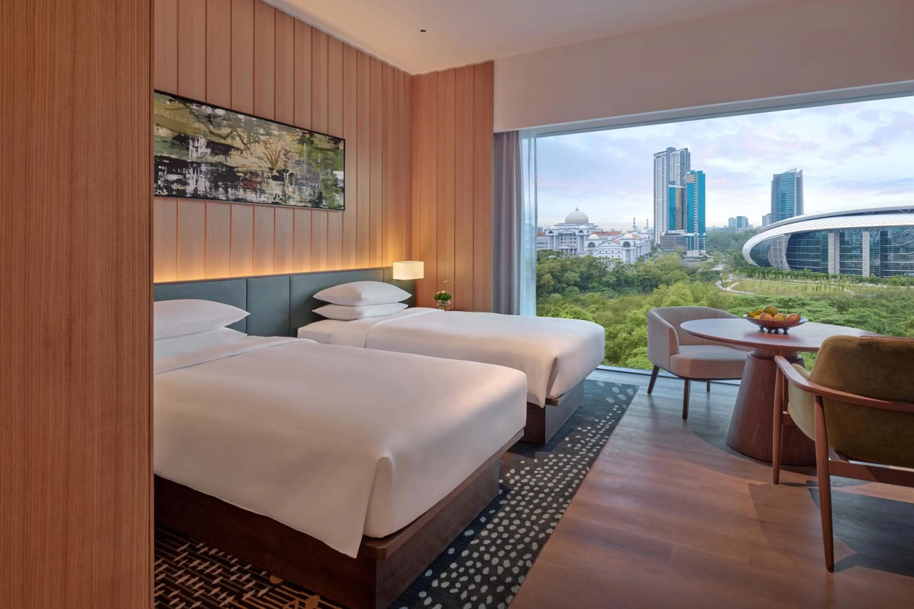 Bed in Hyatt Regency Kuala Lumpur at KL Midtown