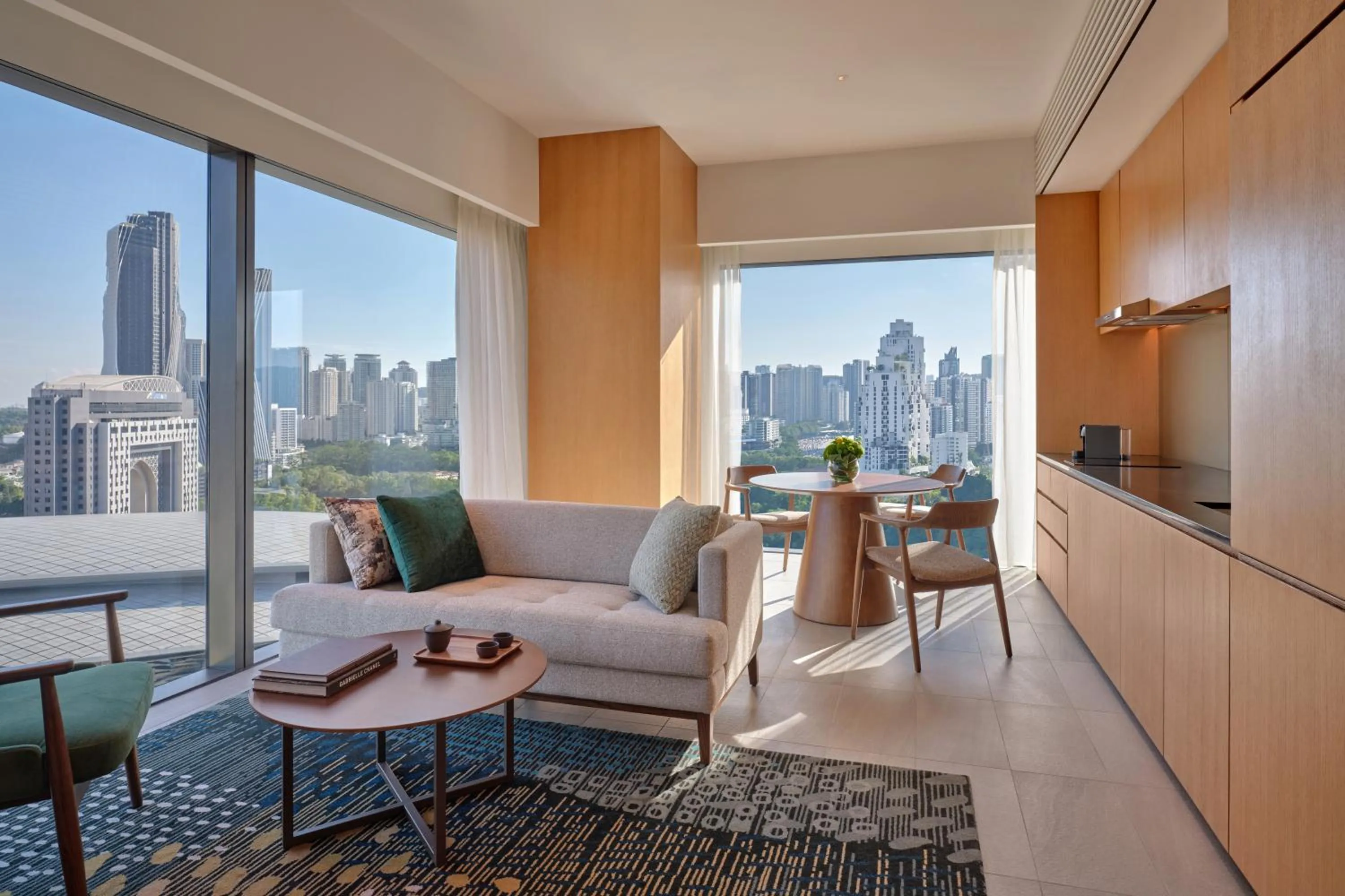 Living room in Hyatt Regency Kuala Lumpur at KL Midtown