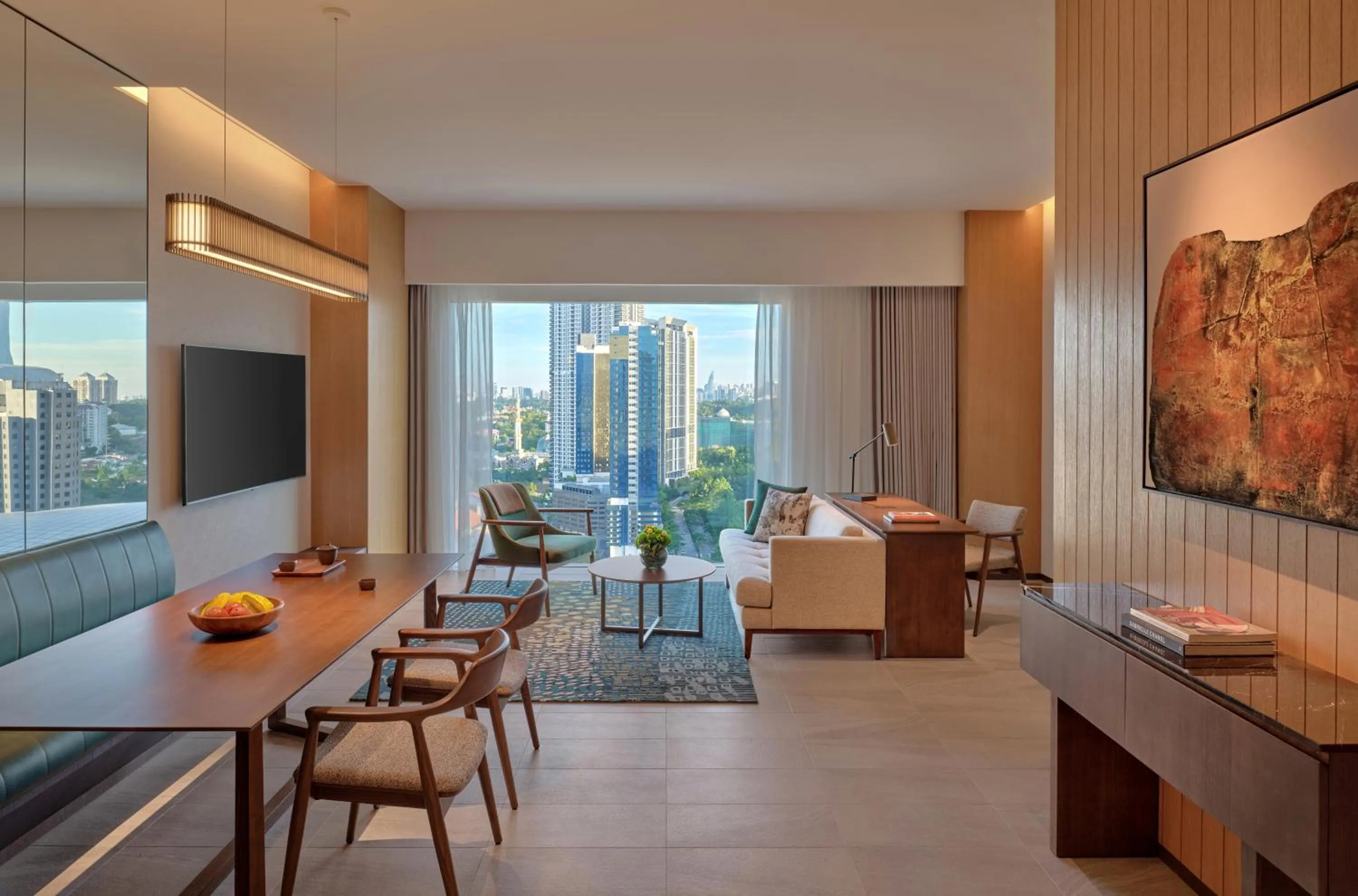 Living room in Hyatt Regency Kuala Lumpur at KL Midtown