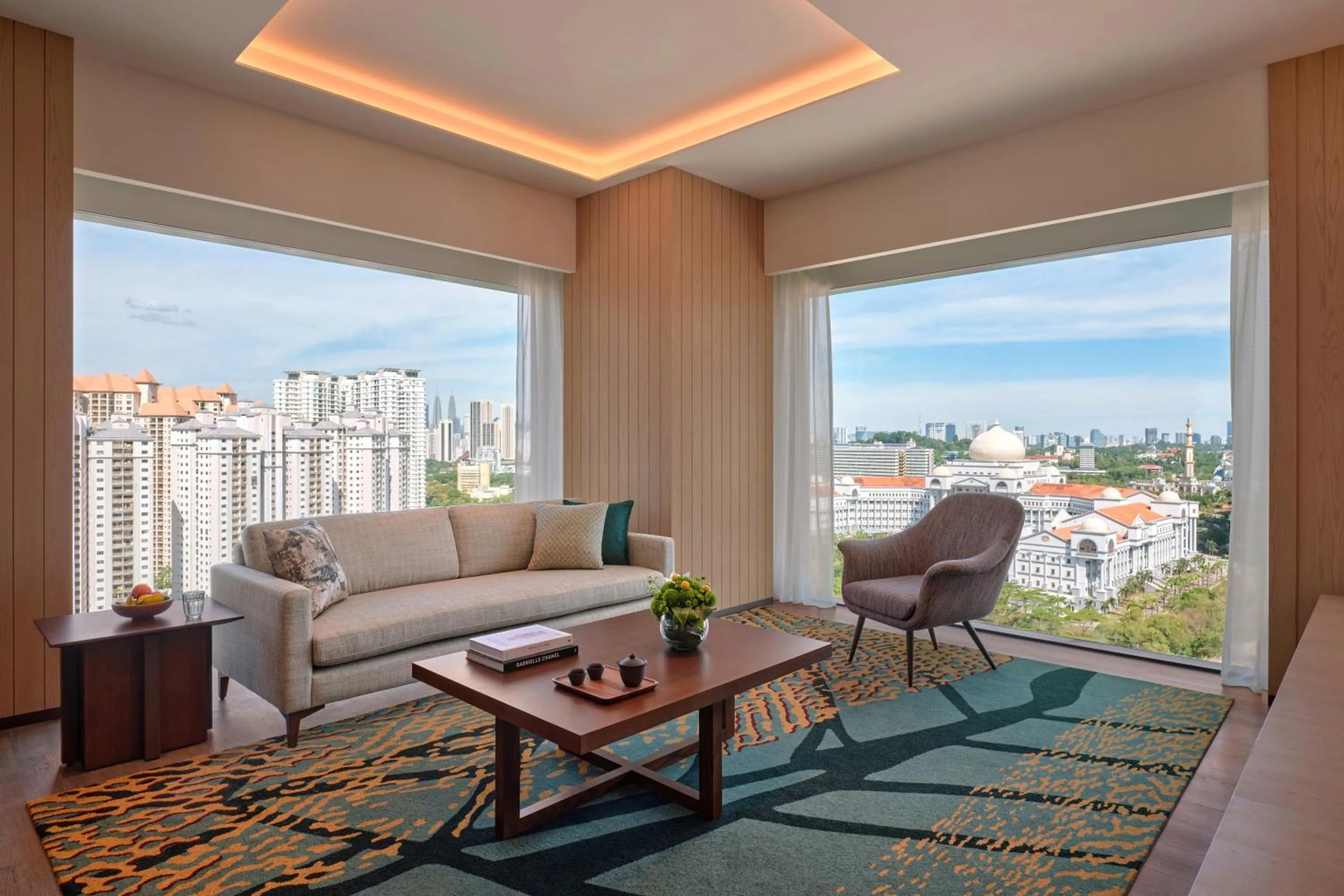 Living room in Hyatt Regency Kuala Lumpur at KL Midtown