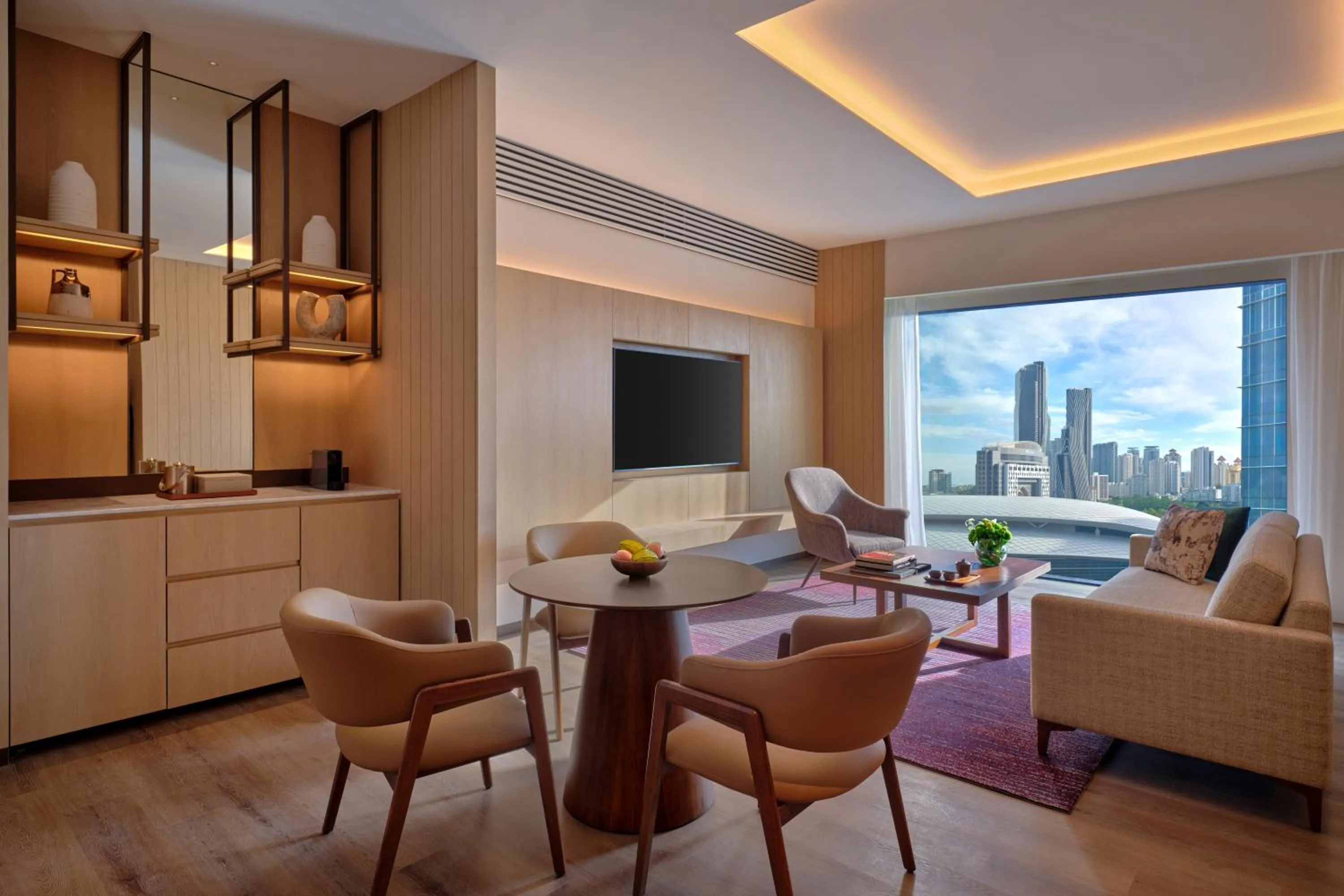 Living room in Hyatt Regency Kuala Lumpur at KL Midtown