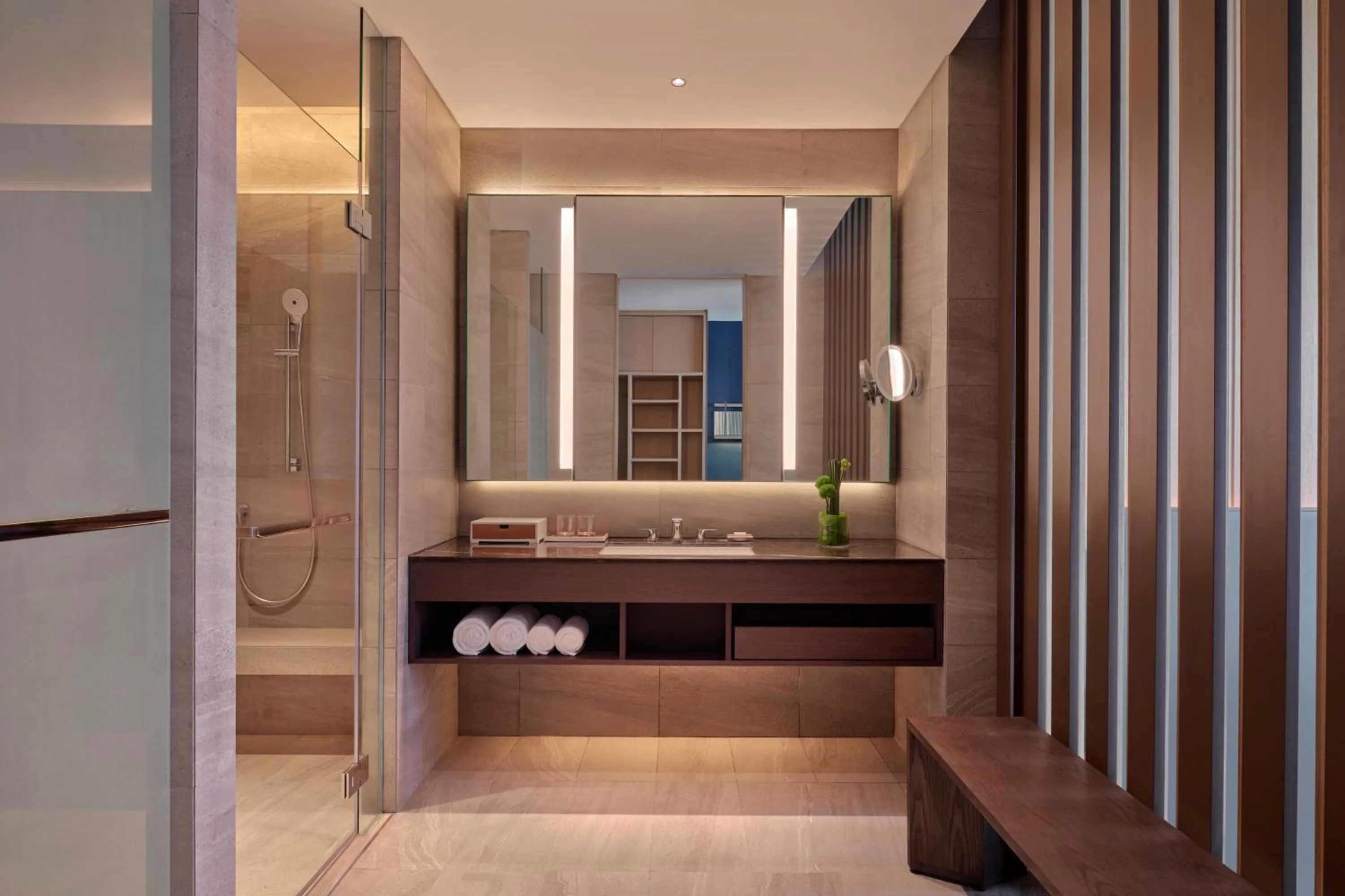 Shower in Hyatt Regency Kuala Lumpur at KL Midtown