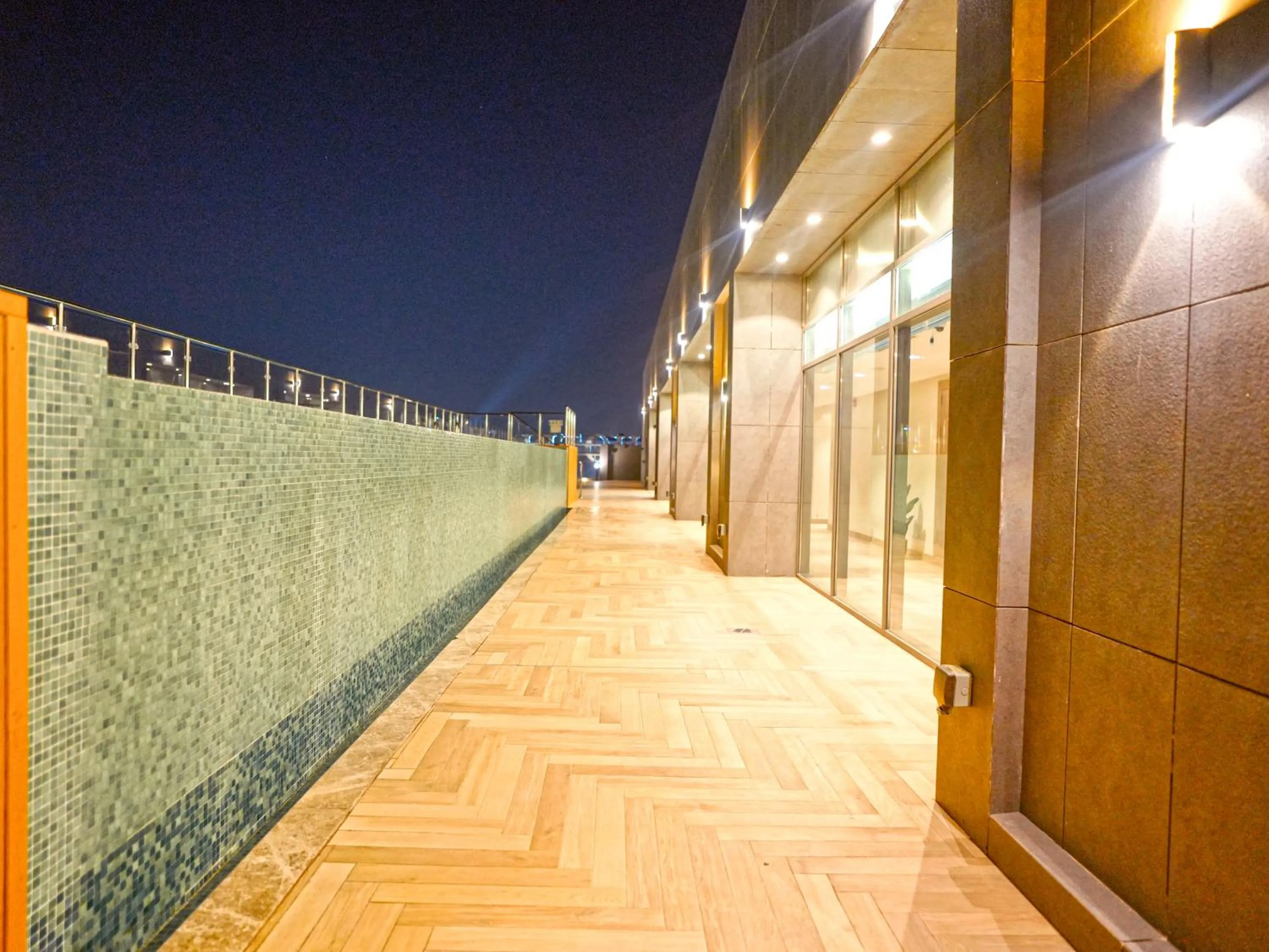 Pool view in Casa Diora Hotel Al Rawdah