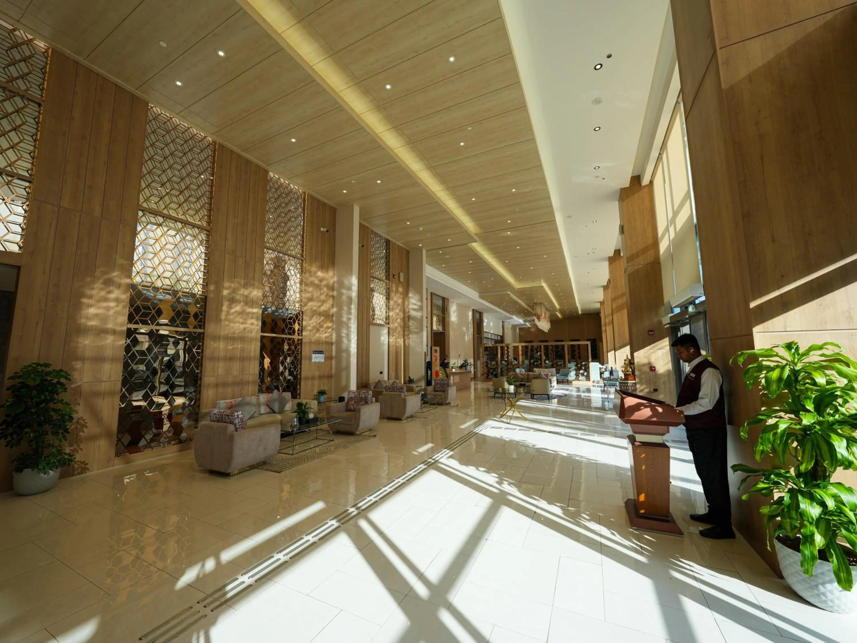 Lobby or reception in Casa Diora Hotel Al Rawdah