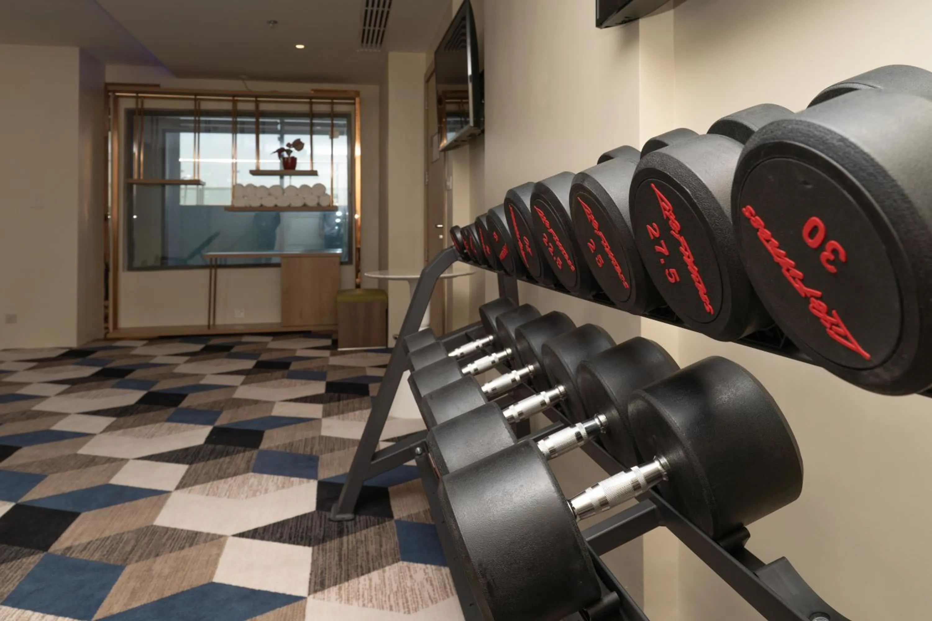 Fitness centre/facilities in Casa Diora Hotel Al Rawdah