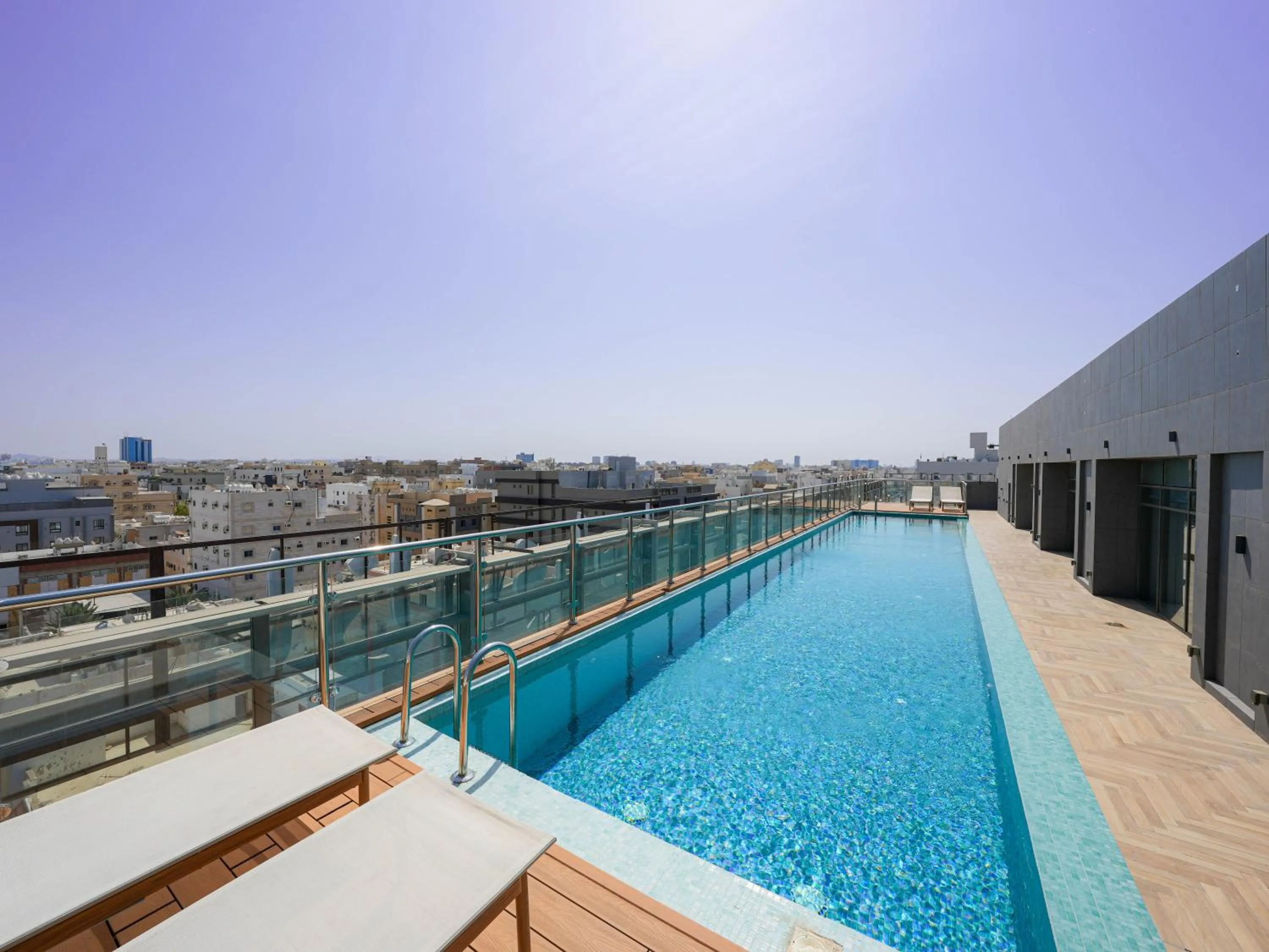 Pool view in Casa Diora Hotel Al Rawdah