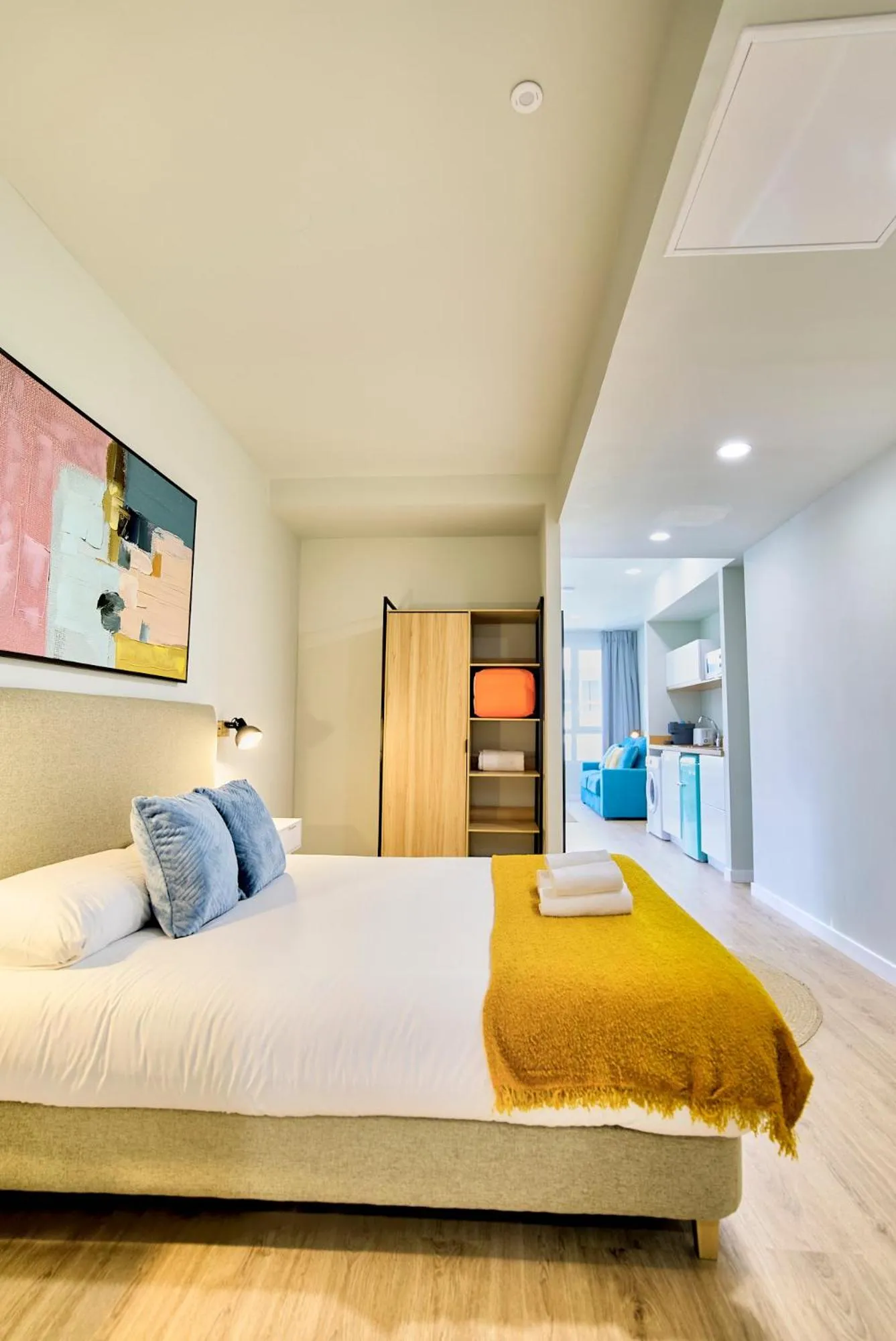 Photo of the whole room, Bed in Apartamentos Olivia by gaiarooms