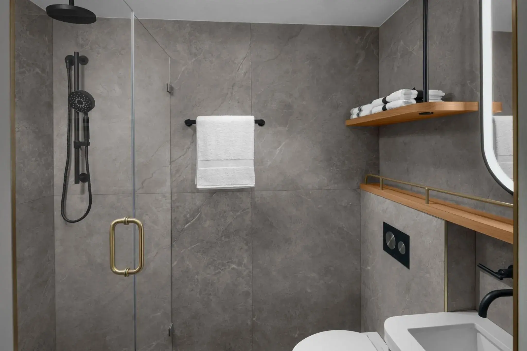 One-Bedroom Suite with King Bed and Queen Bed - Times Square View in voco Times Square - Broadway by IHG One-Bedroom Suite with King Bed and Queen Bed - Times Square View in voco Times Square - Broadway by IHG