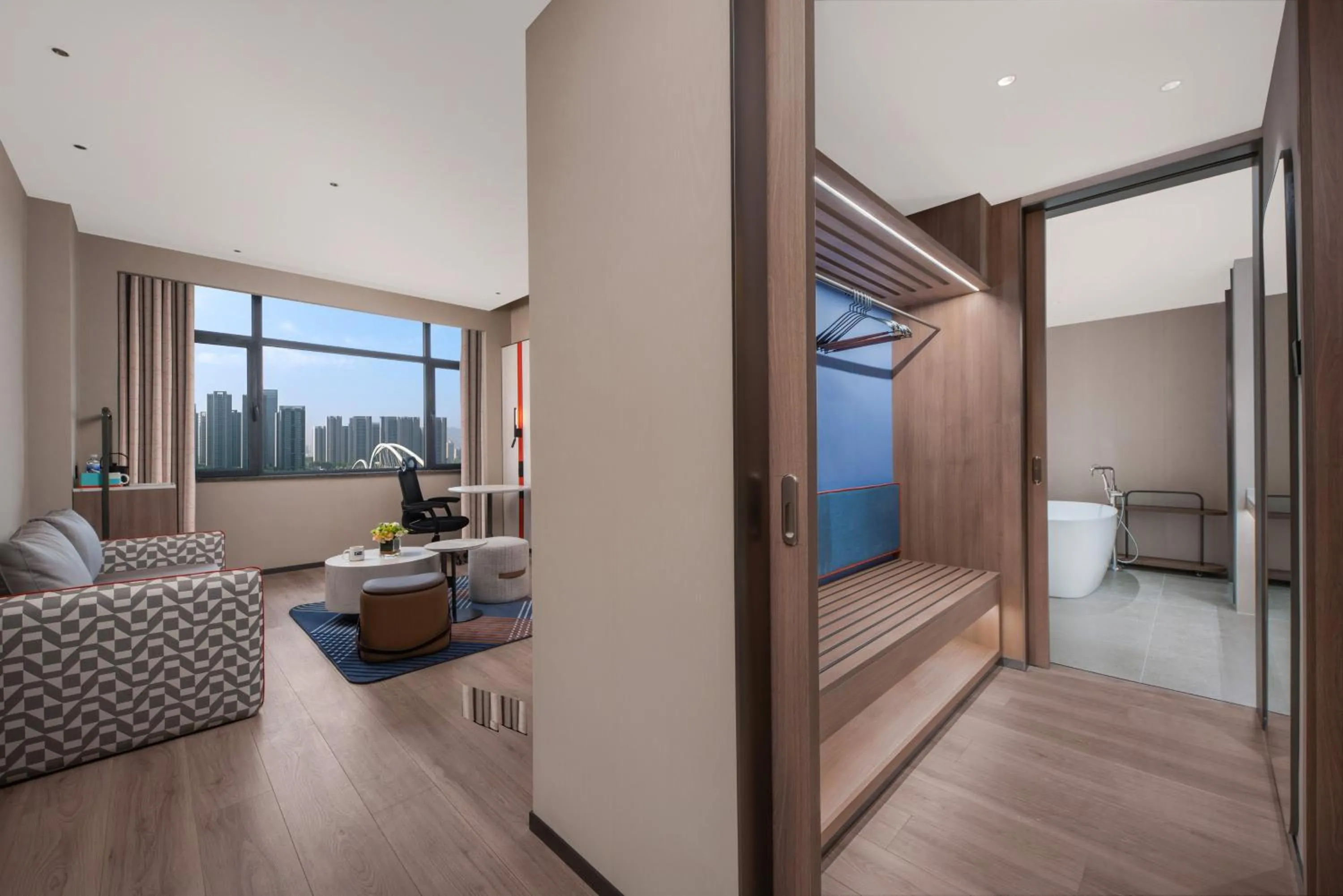 Photo of the whole room in Holiday Inn Express Qingdao City Balcony by IHG