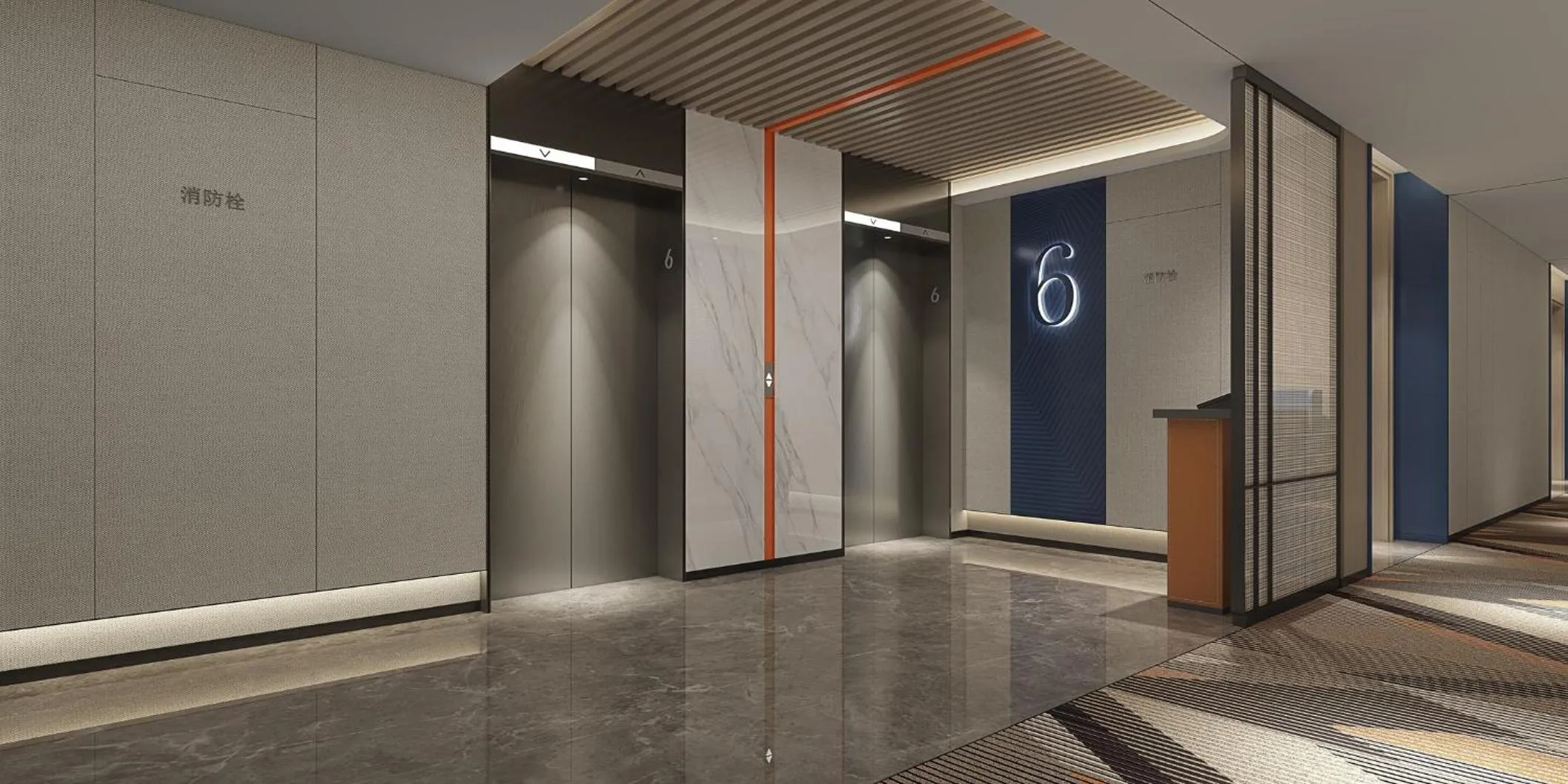 Lobby or reception in Holiday Inn Express Qingdao City Balcony by IHG