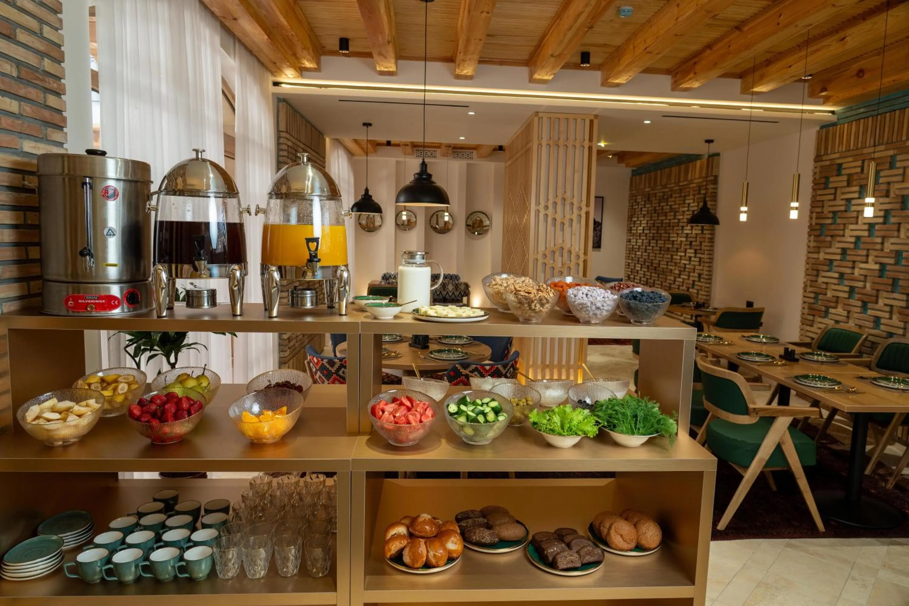 Buffet breakfast in Sarhad Hotel